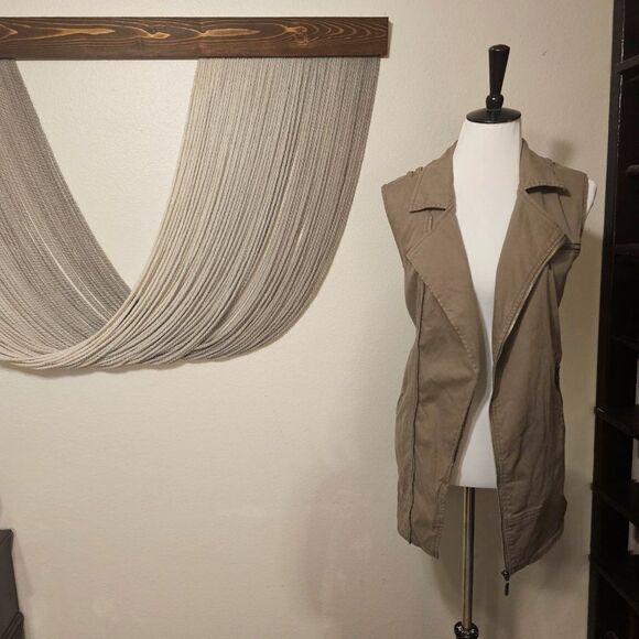 Max Jeans Women's Moto Vest Sz M - Picture 3 of 5